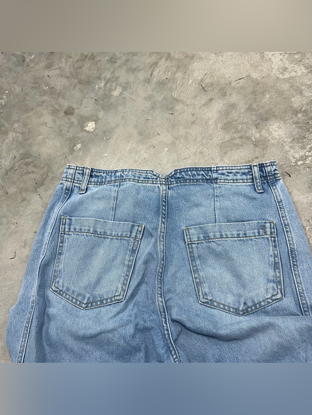 PILCRO The Adi Knit Jeans Women's Size 30x29 Blue Mid Anthropologie Wide Leg - Picture 9 of 11